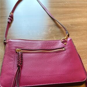 Vince Camuto Hot Pink 100% Leather Crossbody